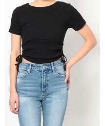 EVRIS | サイドドロストリブトップス(Tシャツ/カットソー)