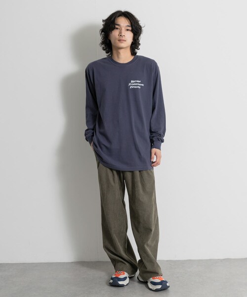 THE GOODLAND MARKET（ザグッドランドマーケット）の「Western Hydrodynamic Research　ANDRE T-SHIRTS（Tシャツ/カットソー・メンズ・NATURAL/NAVY・L/XL）」の17枚目の写真
