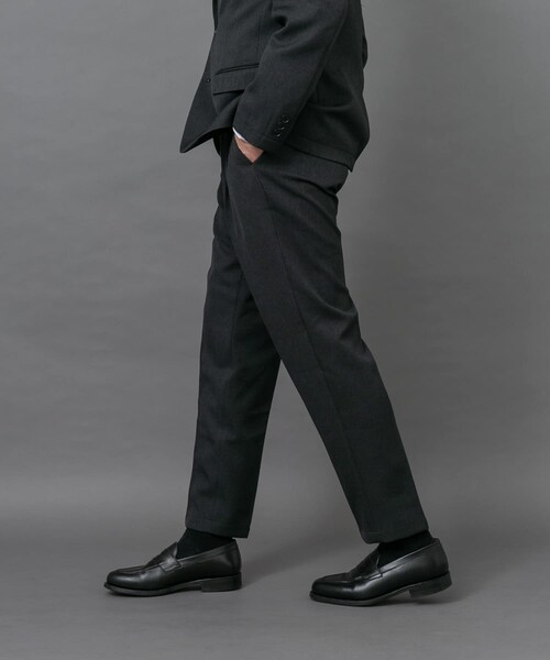 URBAN RESEARCH DOORS(アーバンリサーチドアーズ)の「LIFE STYLE TAILOR ブラッシュドツイルストレッチパンツ(スラックス・メンズ・BLACK/BRN KHAKI/GRAY・S/M/L/XL)」の20枚目の写真
