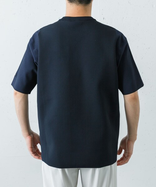 URBAN RESEARCH（アーバンリサーチ）の「Descente　FUSIONKNIT T-SHIRTS（Tシャツ/カットソー・メンズ・BK00/NV01/WH00/LM00・M/L/O）」の14枚目の写真