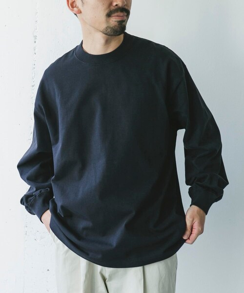 URBAN RESEARCH DOORS(アーバンリサーチドアーズ)の「10.5オンス ヘビーウェイトロングスリーブTシャツ(Tシャツ/カットソー・メンズ・C.NAVY/WHITE/MIX WHITE・M/L)」の20枚目の写真
