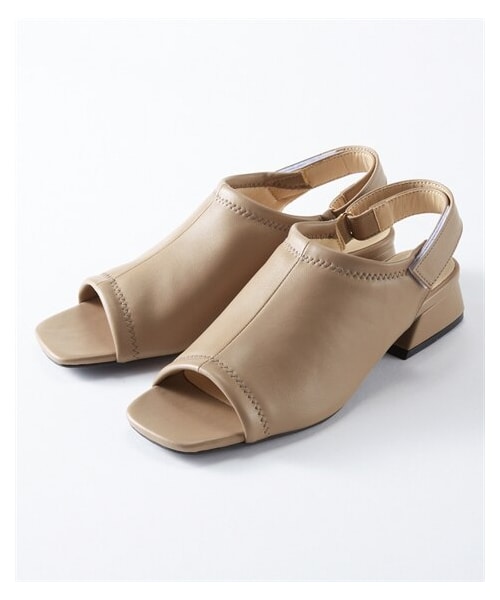 nissen（ニッセン）の「【ゆったり幅広】スクエアトゥストレッチサンダル（ワイズ４Ｅ）（サンダル・メンズ・黒/アイボリー/グレージュ・M=23.0~23.5cm/4E/L=24.0~24.5cm/4E/LL=25.0~25.5cm/4E/3L=26.0~26.5cm/4E）」の9枚目の写真