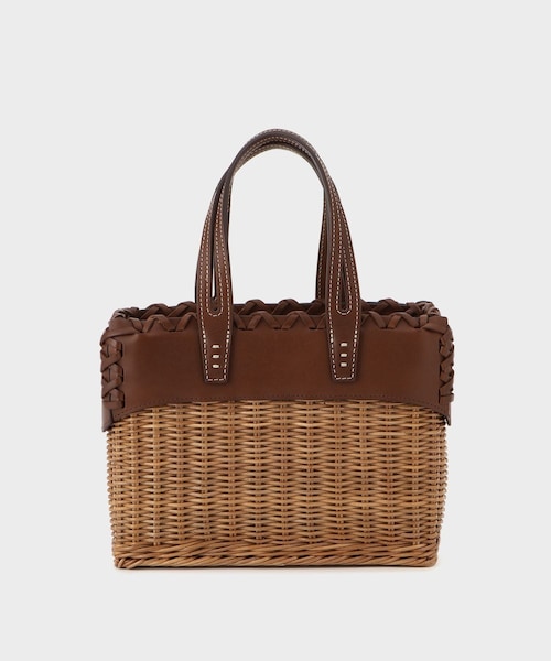 ROPE'(ロペ)の「【A VACATION(ア ヴァケーション)】RATTAN S|カゴバック(かごバッグ・レディース・ダークブラウン・F)」の12枚目の写真