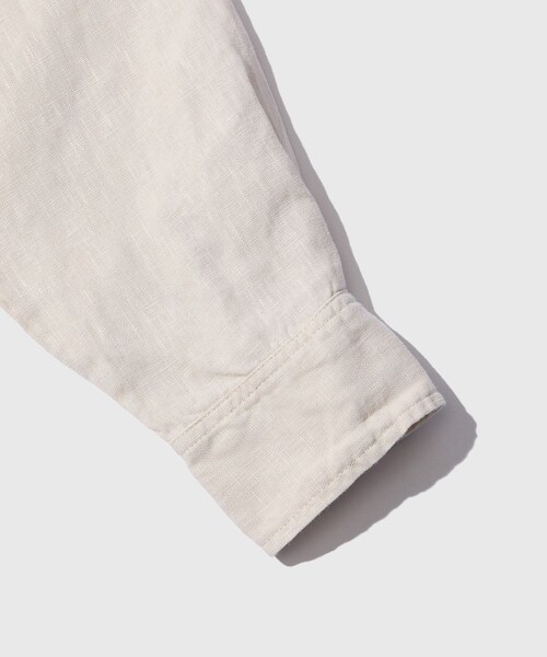 ADAM ET ROPE'(アダムエロペ)の「【NECESSARY or UNNECESSARY/ネセサリーオアアンネセサリー】WW SHIRT(シャツ/ブラウス・メンズ・ホワイト系/オリーブ・L/XL)」の8枚目の写真