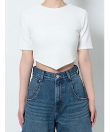 EMODA | バックタイスカーフTシャツ(Tシャツ/カットソー)