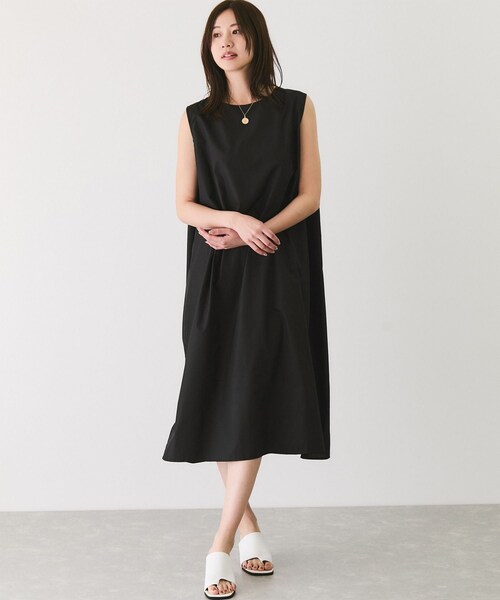 Jayro（ジャイロ）の「ノースリーブワンピース（ワンピース・レディース・ブラック/グレー/ネイビー系・F）」の5枚目の写真