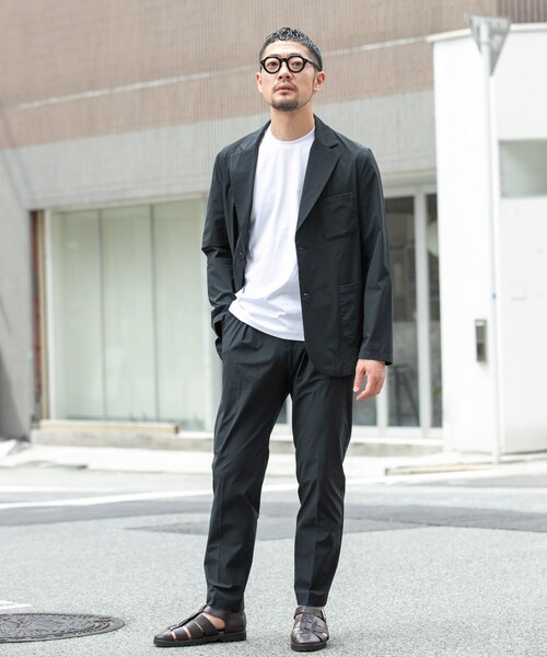 URBAN RESEARCH ROSSO（アーバンリサーチロッソ）の「『XLサイズあり』クールキープセットアップ（セットアップ・メンズ・NAVY/BLACK/LIGHT GRAY/BEIGE・S/M/L/XL）」の21枚目の写真