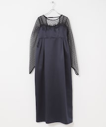 URBAN RESEARCH ROSSO | ANDRESD　RIBBONSDRESS×SHEER TOPS(ワンピース)