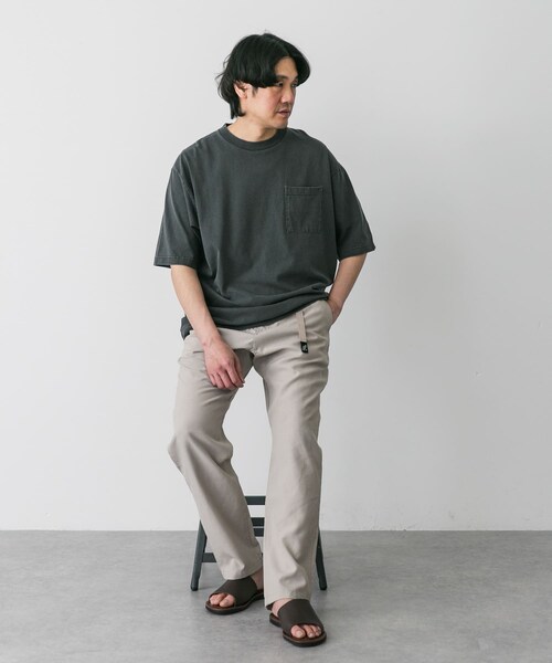 URBAN RESEARCH DOORS(アーバンリサーチドアーズ)の「『別注』Gramicci for DOORS Linen Blend Pants(その他パンツ・メンズ・NATURAL/OLD BLUE/CHARCOAL/BLACK・S/M/L)」の17枚目の写真