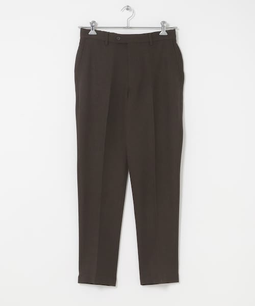 URBAN RESEARCH DOORS(アーバンリサーチドアーズ)の「LIFE STYLE TAILOR ツイードライクコンフォータブルパンツ(スラックス・メンズ・NAVY/BROWN/TAUPE・S/M/L/XL)」の1枚目の写真