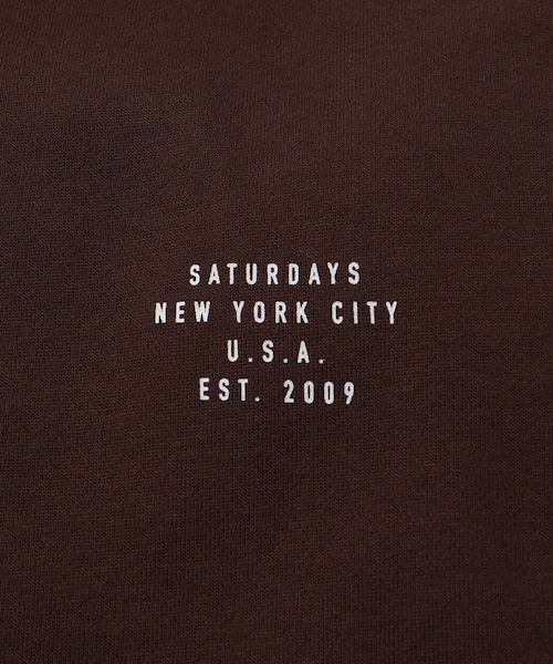 Saturdays NYC（サタデーズ ニューヨークシティ ）の「Bowery Established Crew Sweatshirt（スウェット・レディース・ブラック/ブラウン/グリーン・L/M/S）」の18枚目の写真