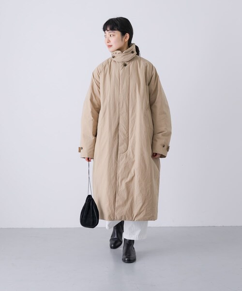 かぐれ（カグレ）の「コットンダウンコート（その他アウター・レディース・BEIGE/INK BLACK・Free）」の22枚目の写真