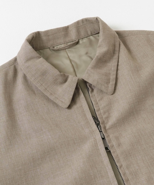 URBAN RESEARCH（アーバンリサーチ）の「LINEN PIN HEAD SPORTS JACKET（ブルゾン・メンズ・TAUPE/BLACK・M/L）」の20枚目の写真