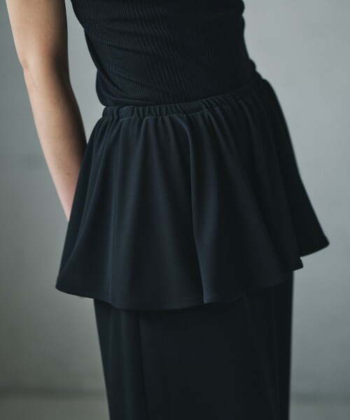 ROPE'(ロペ)の「【一部店舗限定】【REALM(レルム)】PEPLUM SKIRT|スカート(スカート・レディース・ブラック・38)」の11枚目の写真