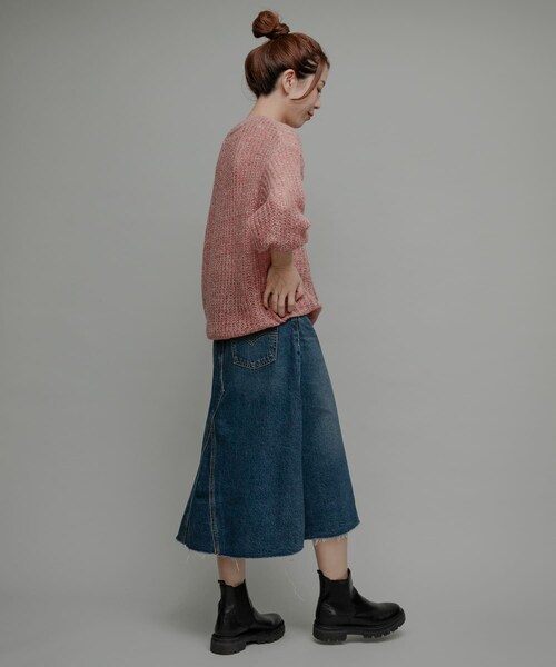 URBAN RESEARCH Sonny Label（アーバンリサーチサニーレーベル）の「Levi’s　HR A-LINE DECON SKIRT（デニムスカート・レディース・H HEART・25/26/27）」の8枚目の写真