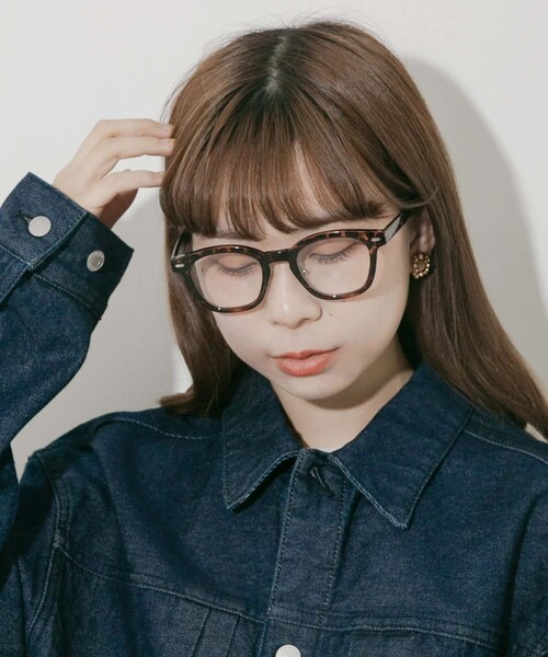 SMELLY（スメリー）の「ウェリントンダテメガネ（メガネ・レディース・BLK/DEMI・-）」の18枚目の写真