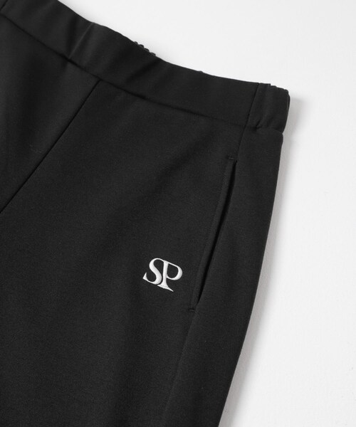 SENSE OF PLACE by URBAN RESEARCH（センスオブプレイスバイアーバンリサーチ）の「ワンポイントシシュウスウェットパンツ（スウェットパンツ・レディース・GRAY/BLACK・S/M）」の12枚目の写真