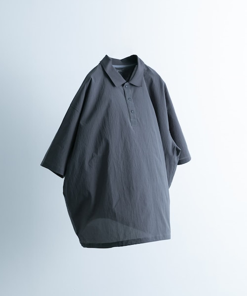 EKAL(エカル)の「『吸水速乾/通気性/軽量』DOT AIR PULLOVER SHIRTS(シャツ/ブラウス・メンズ・ブラック/グレー/ネイビー・M/L)」の2枚目の写真