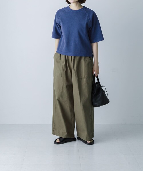 かぐれ（カグレ）の「blurhmsROOTSTOCK　THERMAL RAGLAN T-SHIRTS（Tシャツ/カットソー・レディース・H Oatmeal/Blue/H Beige・0）」の9枚目の写真