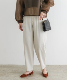 F by ROSSO　サテンストレッチカーブフォルムパンツ