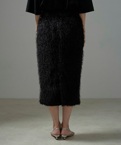 ADAM ET ROPE'(アダムエロペ)の「【COUTURE D'ADAM】Flinged Skirt(スカート・レディース・ブラック・38)」の13枚目の写真