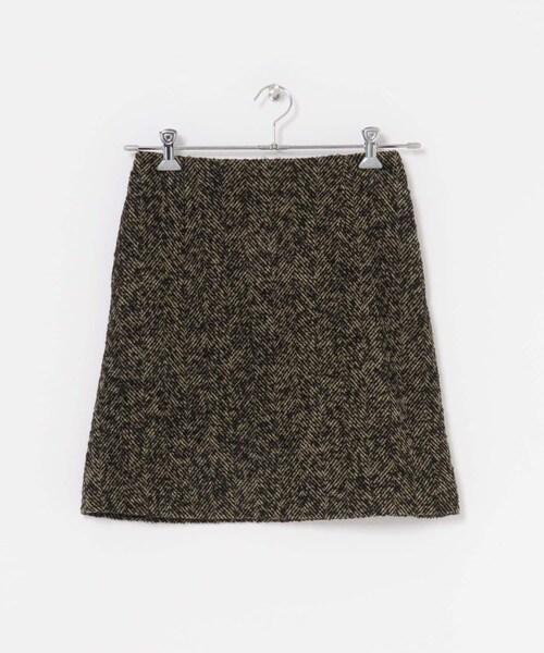 URBAN RESEARCH ROSSO（アーバンリサーチロッソ）の「ウール混ループツイードミニスカート（スカート・レディース・OFF×BLACK/CAMEL×BK・36/38）」の16枚目の写真