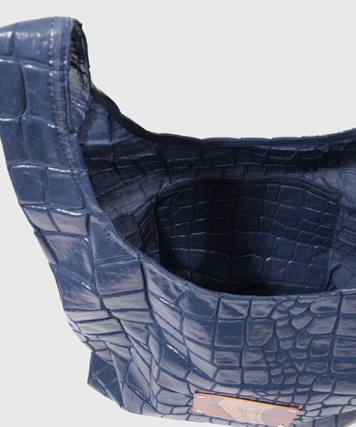 ADAM ET ROPE'(アダムエロペ)の「【HOLO MARKET/ホロマーケット】UMASETEYO Tote Bag(トートバッグ・メンズ・キナリ/ネイビー/オレンジ・F)」の11枚目の写真