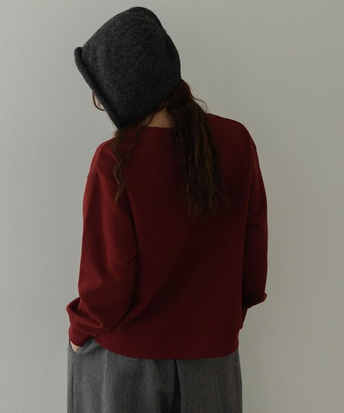 URBAN RESEARCH Sonny Label（アーバンリサーチサニーレーベル）の「メッセージロゴスウェットプルオーバー（スウェット・レディース・チャコール/オートミール/チェリーブラウン・Free）」の17枚目の写真