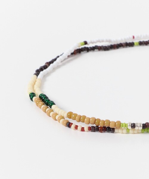 URBAN RESEARCH（アーバンリサーチ）の「FOLK/N　beads multi necklace（ネックレス・レディース・BEIGE2/WHITE/DARK GREY/LT.BEIGE/TURQUOISE1/GREEN2/TURQOISE2・-）」の12枚目の写真