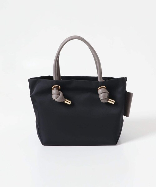 URBAN RESEARCH ROSSO（アーバンリサーチロッソ）の「『一部別注カラー』VIOLA d’ORO　BIANCA　XS（トートバッグ・レディース・BLKBLK/TAUPEBLK/BLKTAUPE/別注BRNNVY・XS）」の6枚目の写真