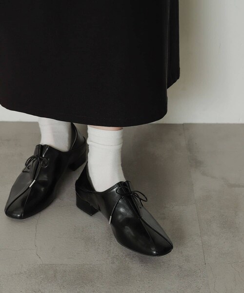 SENSE OF PLACE by URBAN RESEARCH（センスオブプレイスバイアーバンリサーチ）の「タックリボンステップオンシューズ（その他シューズ・レディース・BLACK/BROWN/BEIGE・S/M/L）」の7枚目の写真