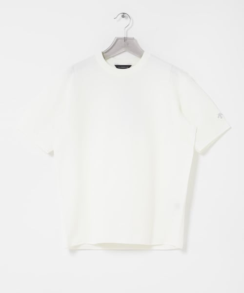 URBAN RESEARCH(アーバンリサーチ)の「Descente FUSIONKNIT T-SHIRTS(Tシャツ/カットソー・メンズ・BK00/NV01/WH00/LM00・M/L/O)」の1枚目の写真