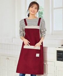 nissen | 大きいサイズ　はっ水加工ポケットいっぱいエプロン(エプロン)