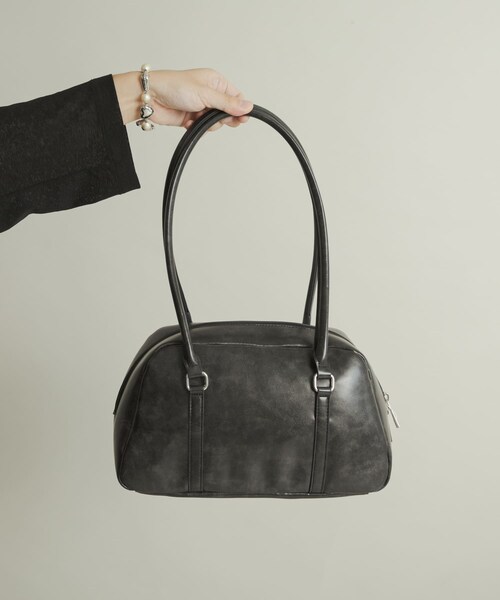 SENSE OF PLACE by URBAN RESEARCH（センスオブプレイスバイアーバンリサーチ）の「ロングハンドルボストンバッグ（ボストンバッグ・メンズ・BLACK/CHARCOAL/SILVER・one）」の12枚目の写真