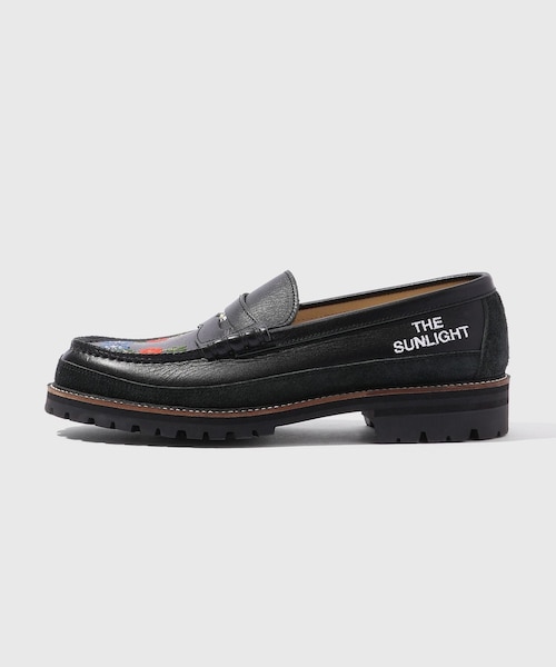 ADAM ET ROPE'（アダムエロペ）の「【KYOU for ADAM ET ROPE】SKOOL Type.2 Exclusive Embroidered Coin Loafers by HARUTA（ローファー・メンズ・ブラック・24.5/25.0/25.5/26.0/26.5/27.0）」の7枚目の写真