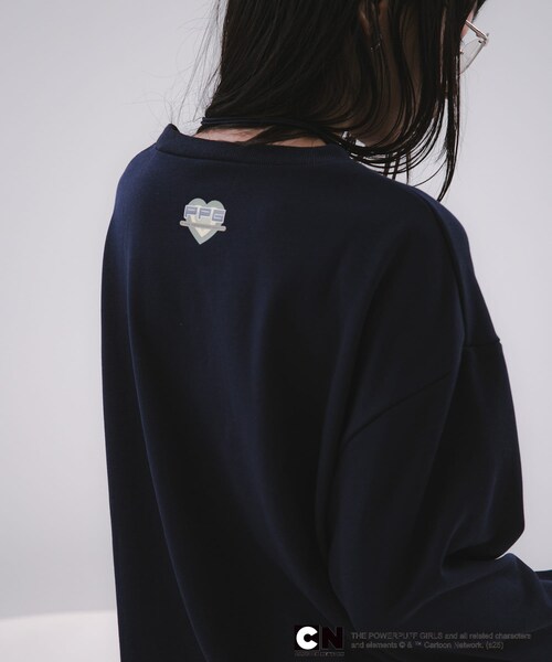 SENSE OF PLACE by URBAN RESEARCH（センスオブプレイスバイアーバンリサーチ）の「『別注』PPG / SENSE OF PLACE ルーズスウェット（スウェット・レディース・NAVY/GRAY・one）」の19枚目の写真