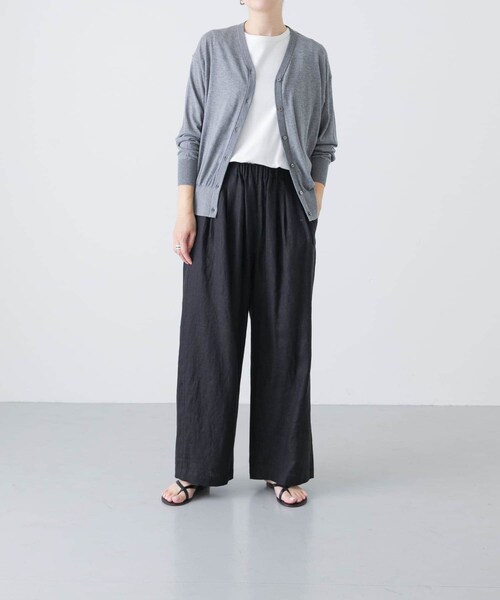 かぐれ（カグレ）の「コットンエアリーカーディガン（カーディガン/ボレロ・レディース・YELLOW/GRAY/BLACK・FREE）」の21枚目の写真