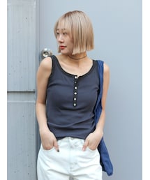 Ungrid | ヘンリーテレコタンクトップ(タンクトップ)