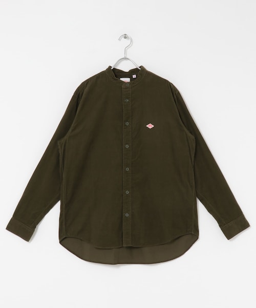 URBAN RESEARCH DOORS（アーバンリサーチドアーズ）の「DANTON　BAND COLLAR SHIRTS LONG-SLEEVE（シャツ/ブラウス・メンズ・SAND BEIGE/CHARCOAL/OLIVE/BLUE GREY・38/40/42）」の22枚目の写真