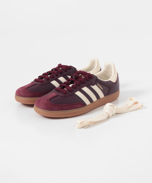 KBF(ケイビーエフ)の「adidas SAMBA OG(スニーカー・レディース・CRM WHITE/MAROON・23.5/24.5)」の9枚目の写真