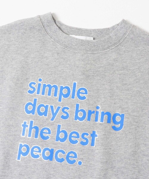 SENSE OF PLACE by URBAN RESEARCH(センスオブプレイスバイアーバンリサーチ)の「グラフィックルーズスウェット(スウェット・レディース・L.GRAY/OATMEAL/NAVY/PINK・One)」の18枚目の写真