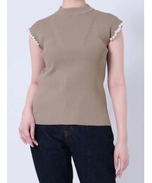 LAGUNAMOON | パールショルダーニットプルオーバー(ニット/セーター)