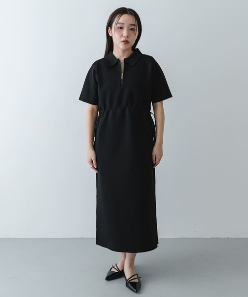 SENSE OF PLACE by URBAN RESEARCH（センスオブプレイスバイアーバンリサーチ）の「『洗濯可』フォルムニットワンピース（ワンピース・レディース・BLACK/IVORY/BROWN・COMPACT/One）」の19枚目の写真