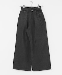ITEMS URBANRESEARCH | ベルト付ワイドデニム(デニムパンツ)