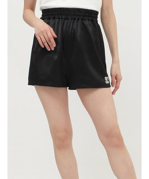 GYDA（ジェイダ）の「Square gydaサテンパンツ（その他パンツ・レディース・オフホワイト/ブラック・F）」の6枚目の写真