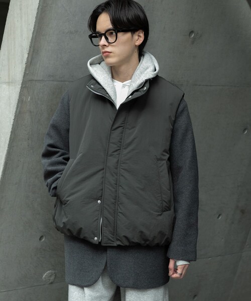 SENSE OF PLACE by URBAN RESEARCH（センスオブプレイスバイアーバンリサーチ）の「ナイロンユーティリティーベスト（その他アウター・メンズ・BLACK/CHARCOAL・M/L）」の16枚目の写真