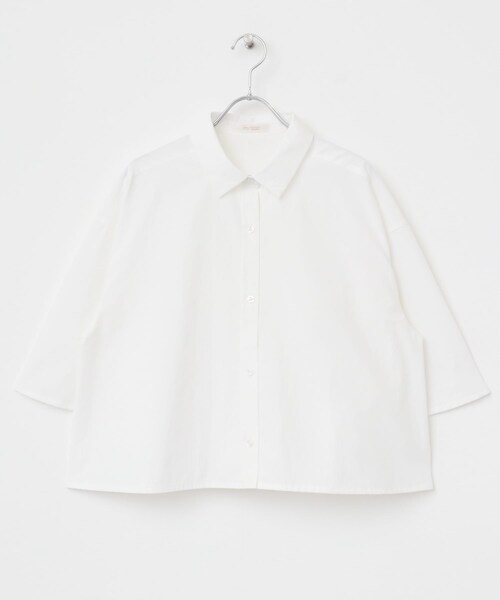 URBAN RESEARCH ROSSO（アーバンリサーチロッソ）の「F by ROSSO　ハーフスリーブクロップドシャツ（シャツ/ブラウス・レディース・OFF WHITE/P/BEIGE・FREE）」の11枚目の写真