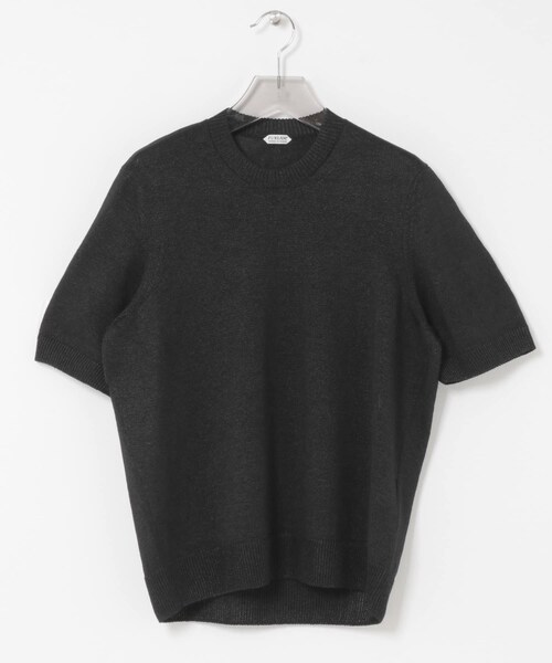 URBAN RESEARCH(アーバンリサーチ)の「PURLAM WASHI M-G TENJIKU CREW-NECK SHORT-SLEEVE(ニット/セーター・メンズ・WHITE/BLACK/GREEN/B.PURPLE/WHITE×BK/BK×WHITE・2/3)」の16枚目の写真