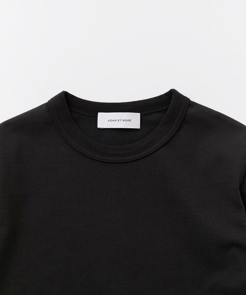 ADAM ET ROPE'（アダムエロペ）の「【サステナブル・UVカット】バウンスカフスプルオーバー（Tシャツ/カットソー・レディース・ブラック/ホワイト/ピンク/ベージュ・F）」の11枚目の写真