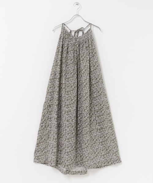 URBAN RESEARCH DOORS(アーバンリサーチドアーズ)の「SOIL FLOWER CAMISOLE DRESS(ワンピース・レディース・GREEN/KHAKI・2)」の2枚目の写真